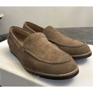 Blondo Leala Slip On Loafers Shoes Womens 10M Suede Leather Trim Moc Comfort